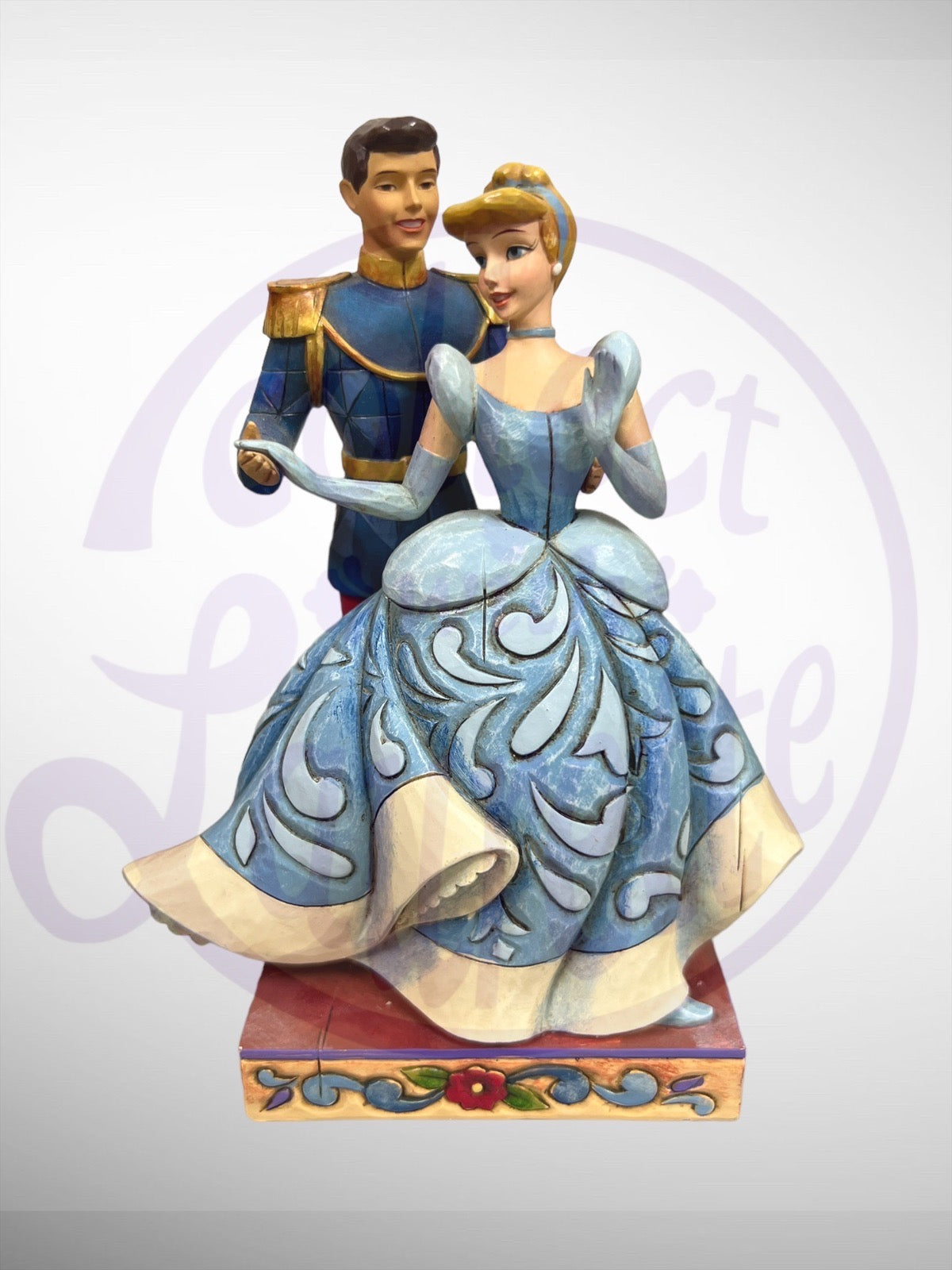 Jim Shore Disney Traditions - Royal Romance Cinderella and Prince Charming Figurine (No Box)